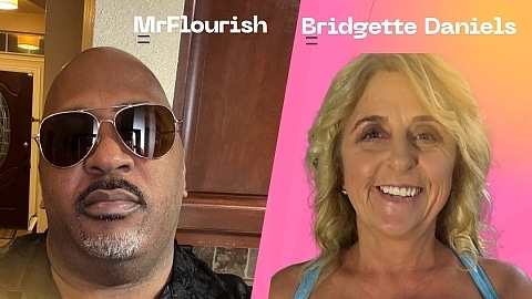 MilfCandy Livestream Podcast + Sex: Monday Sept 15, Bridgette Daniels and MrFlourish